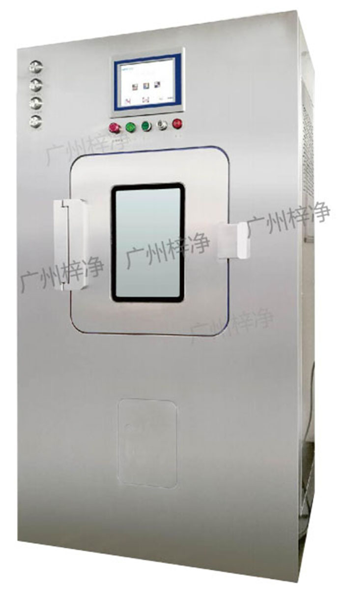 VHP滅菌傳遞窗采用專門的滅菌介質(zhì)給予系統(tǒng)使過氧化氫等離子體更均勻，達到滅菌效果。